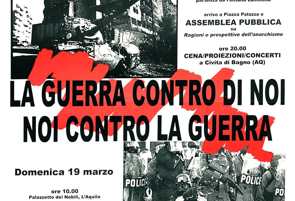 Manifesti – La Repressione 1986 – 1990