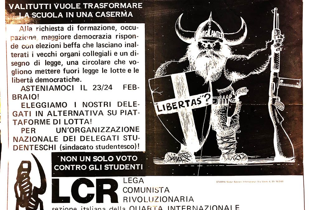 Manifesti Il mondo della Scuola 1977 – 1985