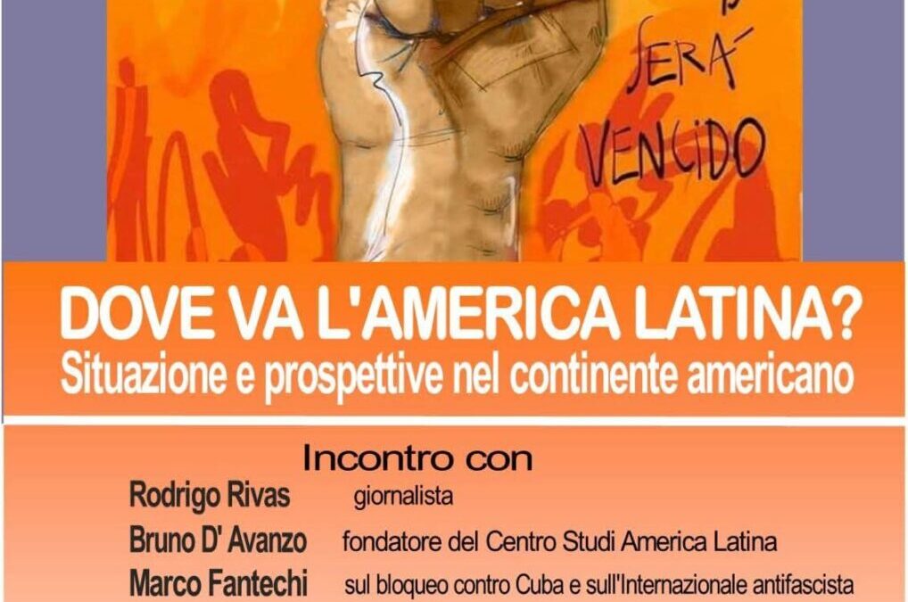 Evento: “Dove va L’America Latina” 13 settembre 2025